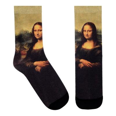 China Sports Sock Logo Embroidery No Minimum Order Design Sports Men Print Women's Sublimation Cotton Sporty Custom Socks for sale