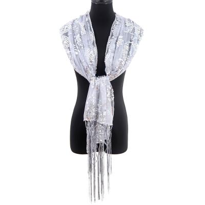 China September Sequin Summer Fashion Luxury Bikini Fashion Luxury Lady Scarf Shawls for sale