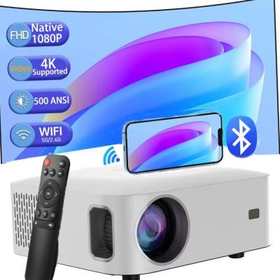 China Pequeño proyector T9 móvil LED de 200W HD 4K de múltiples funciones ligero en venta