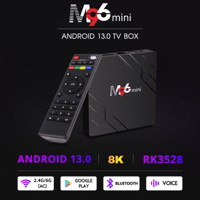 중국 BT5.0WIFI6 안드로이드 13.0 TV Box M96 미니 4GB DDR4 램 2.4G 5G 판매용