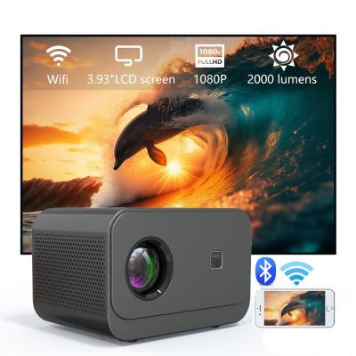 China Focal elétrico LED+LCD HDMI Projector 200 lumens, 3D sem óculos à venda