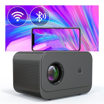 China 45-150 polegadas de foco elétrico LED + LCD HDMI Projector 200 lumens Android 9.0 à venda