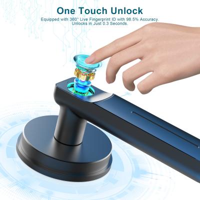 China Smart Fingerprint Türschloss, Schlüssellos, Biometrisches Türschloss, Biometrisches Türschloss, Zimmertürschloss für Schlafzimmer / Büro zu verkaufen