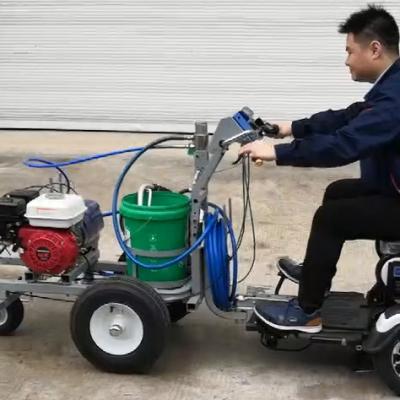 China HB5900 High Power Hand Push Road Marking Machine Airless Spray Line Striper for sale