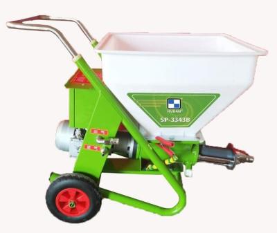 China Paint spray gun texture sprayer with hopper spray paint cement and motar for sale