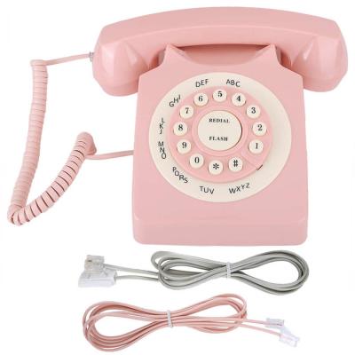 China Block Annoyance Vintage Telephone High Definition Call Quality Wired Telephone For Home Office for sale