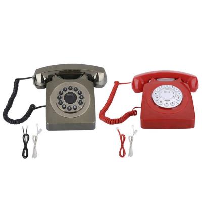 China High Definition European Multifunctional Home Calling Phone Large Block Annoyance Calls Vintage Button Clear Home Telephone for sale