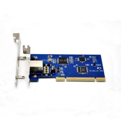 China Asterisk Card TE110P PCI Voip Module Digital Digium Trixbox Card for 4U version support trixbox/elastix/ip PBX TE110P 4U for sale