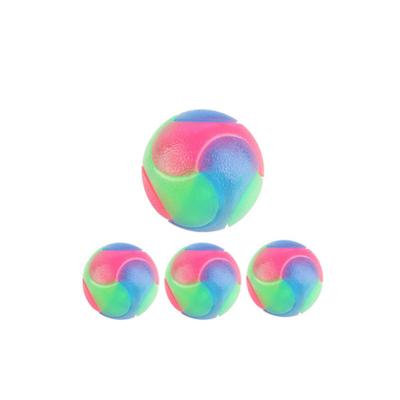 China Stored Solid Elastic Ball Dog Toy Flash Pet Interactive and Glowing Motion Toys Balls for sale