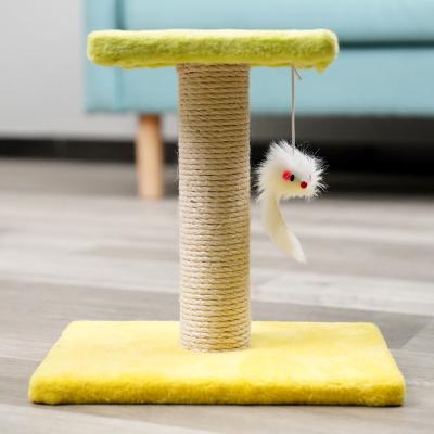 China Single Cat Tree One Small Cat Garbage Scratcher Daily Pet Necessities Cats Climbing Frame Post Stored for sale