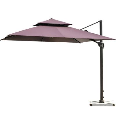 China Modern Terrace Roman Umbrella Villa Courtyard Balcony Outdoor Garden Umbrella for sale