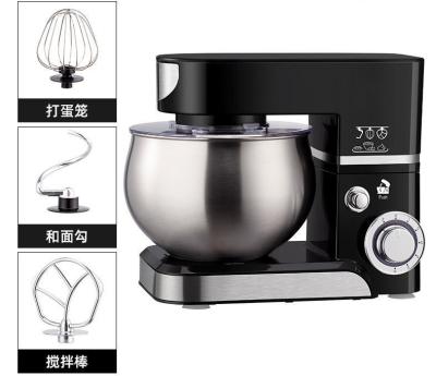 China Multifunctional 5L Kitchen Stand Mixer with 6-Speed Setting and Variable Speed Function for sale