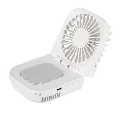 China 3.7V Cold Compress Handheld Folding Fan Portable Table Mini Fan for Neck Cooling Gift for sale