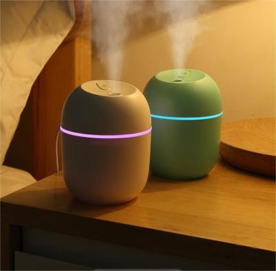 China USB RGB Light Mini Car Water Drop Desktop Aromatherapy Air Humidifier for Household for sale