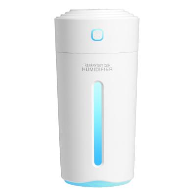 China USB Powered Portable Mini Aroma Diffuser with Light and Low Noise Air Humidification for sale