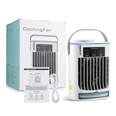 China Electric Mini Air Conditioner Portable Cooler Fan for Office Table 2 Pc Water Cooling for sale