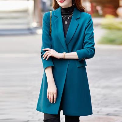 China New Arrival Breathable Women Spring Long Sleeve Anorak Trench Coat Dust Coat for sale