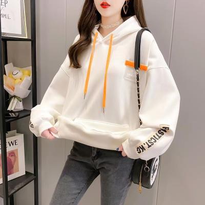 China Custom Puff Print Breathable Comfy Fleece Women Logo Tracksuit Breathable Sweat Suit Oversized Fit Hoodie for sale