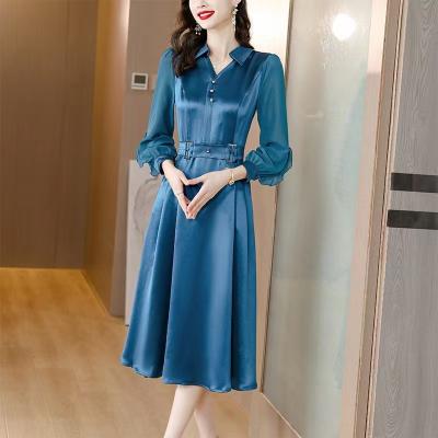 China 2022 Custom Made Anti-static Women's Sexy Tops Women's Tank Prom Dress Elegant Satin Body With Evening Dress for sale