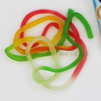 China Kids Snack Five Color Rainbow Soft Gummy Candy for sale