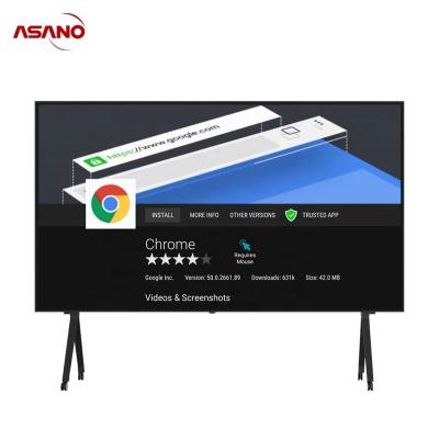 China ASANO Big Size Lcd Tempered Glass 98inch Multimedia Quality Smart 4K High Definition TV Worldcup TV High Bar for sale