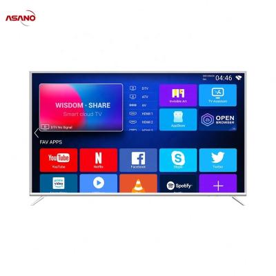 China Wholesale 55DK5 55 inch LCD LED TV ASANO Brand 4K UHD China Smart Android Smart TVs Factory Cheap for sale