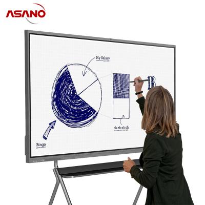 China T-C275I Business 75 Inch IR Grade A Panel Display Interactive Touch ASANO Collaboration Conference Led Monitor For Meeting for sale