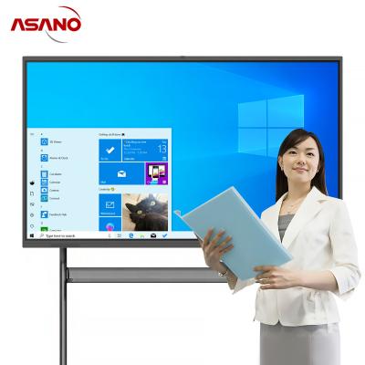 China Business T-C286I 86 Inch Touch Screen Display Business Equipment ASANO Wireless Interactive Led Smart Desktop Interactive Whiteboard for sale