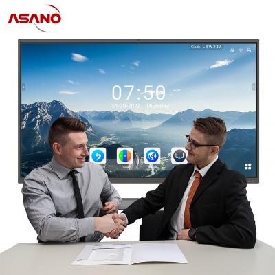 China Business T-C265I 65 Inch 4k Android 11 Dual System Touch Monitor ASANO Smart Screen Multiple Writing Interactive Whiteboard for sale