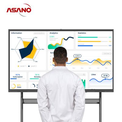 China Educational Software T-C298I 98inch Good Selling Venue Educational Whiteboard Meeting Infrared Smart Equipment Interactive Panel For School for sale