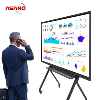 China T-C255I 4K Multifunctional Smart Touch Interactive Whiteboard All In One Touch Screen PC Interactive School Smart Board for sale