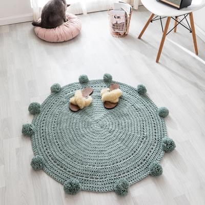 China Washable Round Baby Room Creep Mat Living Room Bedside Blanket Tent Raising Mattress for sale