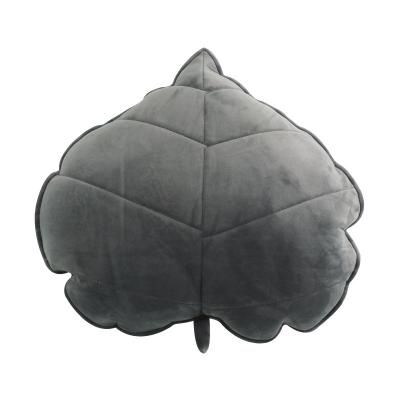 China 3D Viable Leaves Back Simulation Cushions Sleeping Children Stuffed Toy Soft Sofa Bedroom Bedding Car Pillows Plush Room Home Decor for sale