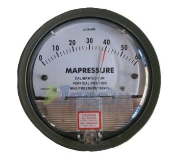 China Hospital Liquid Filled 304 Stainless Steel Differential Pressure Gauge for sale