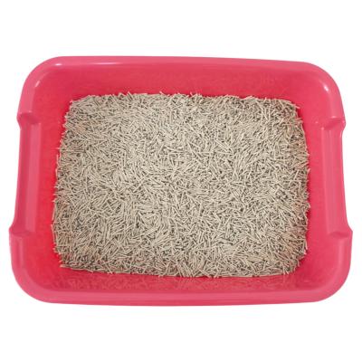 China Sustainable 2024 Cheap Natural Plant  Green Tea Scent Water Absorption Flushable Dust Free Fast Clumping 1.5-3 mm Tofu Cat Litter sand for sale