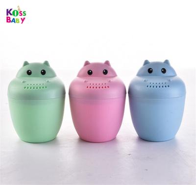 China Cute Hippo Shaped Bath Home Rinse Cup Shower Shampoo Sprinkler Hotel Restaurant Baby for sale