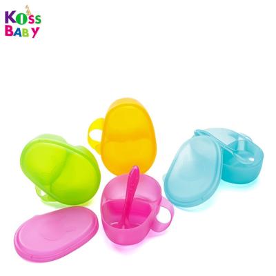 China BPA Free Reusable Baby Food Feeding Bowl With Spoon BPA Free Suction Feeding Bowl For Kids for sale