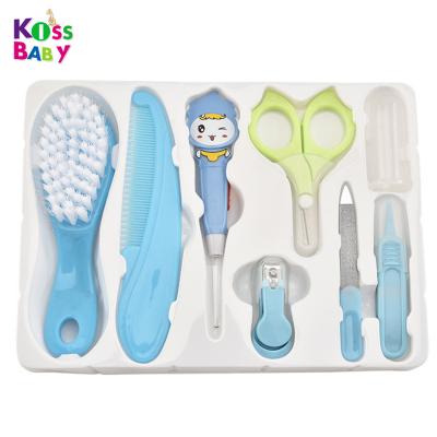 China Deluxe Nail Cutter 8pcs Infant Health Care Kit Baby Grooming Kits Baby Nail Clippers Set 13 Infant Care Kit Sets for sale