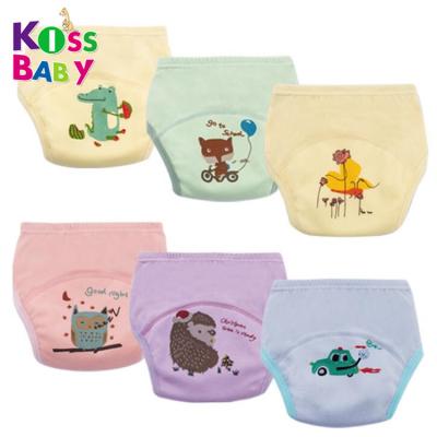 China Printed Waterproof Toilet Training Pants Nappy Underwear Cloth Nappy Diapers Gauze Cotton Training Pants for Baby and Toddlers for sale