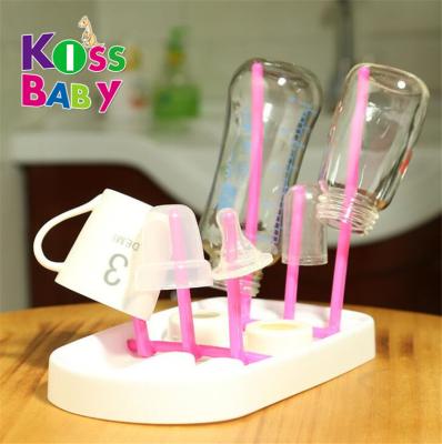 China 2020 PP Baby Products Feeding Accessories Custom Portable Baby Infant Water Milk Bottle Drying Rack for sale