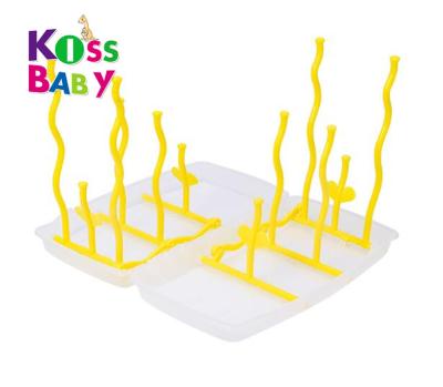 China Wholesale PP Baby Bottle Drainer Plastic Baby Bottle Drying Holder Bottle For Baby for sale