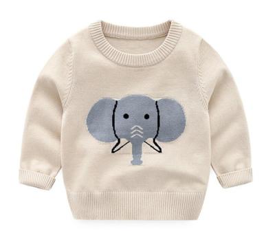 China Kids Regular Pullover Cartoon Letter Baby Boys Winter Sweater Oversized Design For Kids for sale