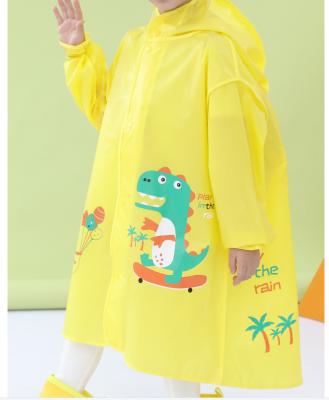 China Boys and Girls Raincoat Cartoon Boys and Girls Cute Printing Raincoat Single Person Raincoat RTS EVA Clothes Poncho for Children for sale