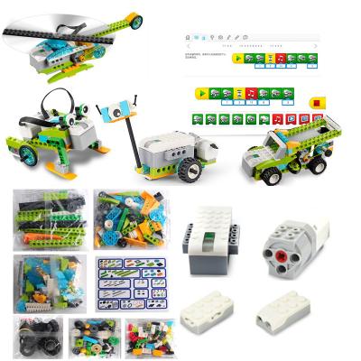 China DIY Musical Kit Aerator For Shrimp Pond 45300 Robotics Sensor Motor Building Block Power Motor Supply For Kids Wedo 2.0 45300 for sale