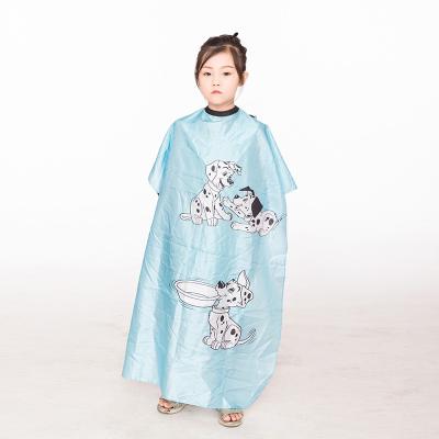 China 2018 polyester tops selling dog pattern salon capes for children/kids, child's headdress dress on sale for sale