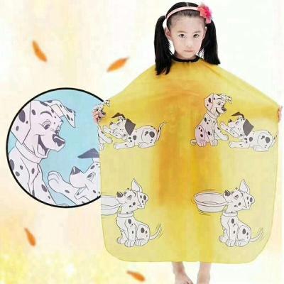 China Anti-Static Haircut Barber Cape Cover Children For Hair Cutting Barber Shop Hair Styling Cloth Apron Cover Kids Blue Cape for sale