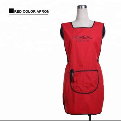 China 2018 Hot Sale Amazon Shop Salon/Nail Double Sides To Wear Salon Shop Stylist Uniform Apron For Hairdresser, Hairdressing Apron Hairdresser for sale