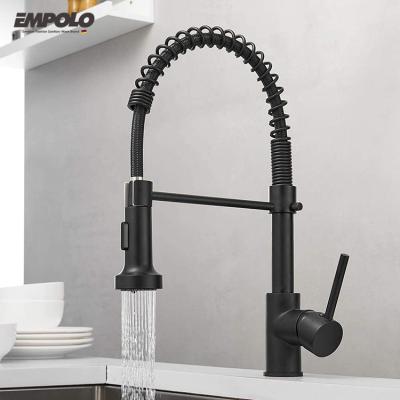 China Modern Suppliers Taps Kitchen Sink Faucets Mixer Tap Pull Down Matte Black Kitchen Faucet zu verkaufen