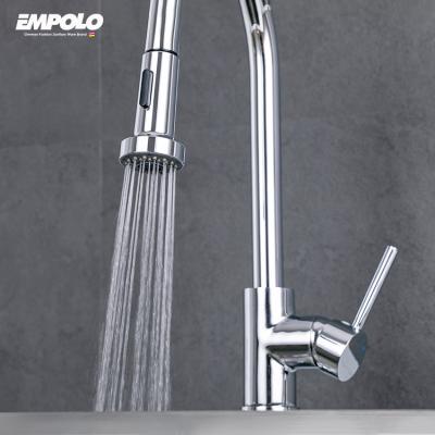 중국 Modern cUPC UPC 61-9 NSF Pull Out Kitchen Sink Mixer Tap Flexible Brass Faucet For Kitchen Sink 판매용