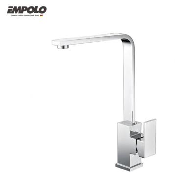 중국 Empolo Kitchen Faucet Modern Solid Brass Single Hole Kitchen Sink Faucet Single Handle Commercial 판매용